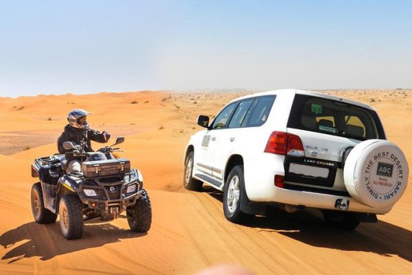vip desert safari + quad biking