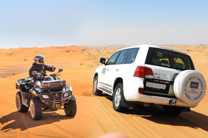 vip desert safari + quad biking