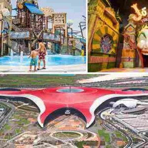 Book Yas Island 2 Park Pass tickets and enjoy access to any two theme parks including Ferrari World, Warner Bros. World, Yas Waterworld, or SeaWorld.