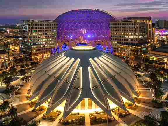 Expo City Dubai tickets entry with themed pavilions and immersive cultural exhibits