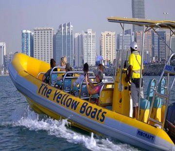 yellow boats 45 minutes atlantis blast tour