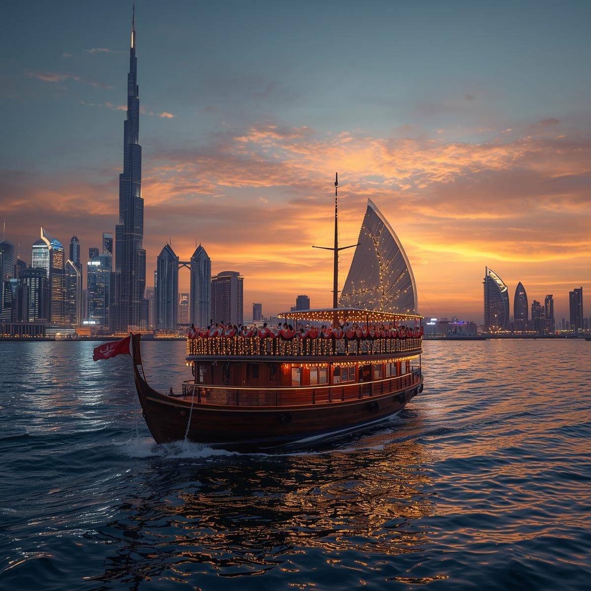 Dhow Cruise – Dubai Canal