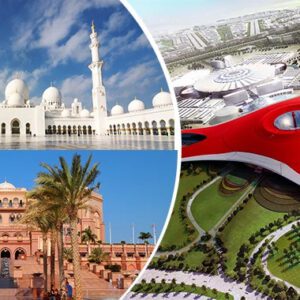 Abu Dhabi city tour with Ferrari World Abu Dhabi or Yas Island theme park tickets from Dubai