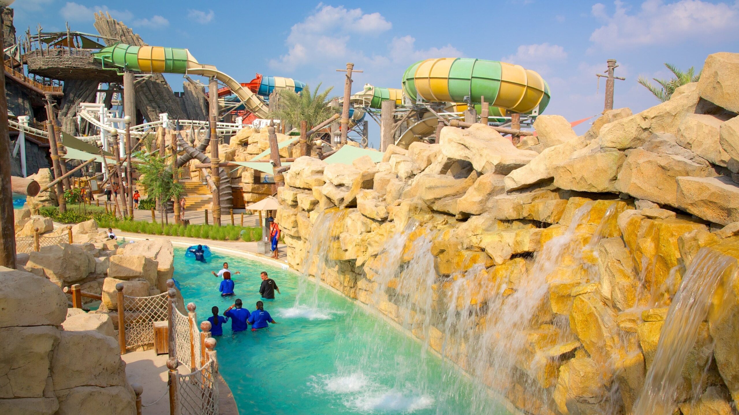 as Waterworld Abu Dhabi Tour with waterpark access and thrilling rides