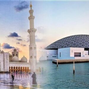 Abu Dhabi cultural heritage City tour with Louvre Museum visits and transfers from Dubai