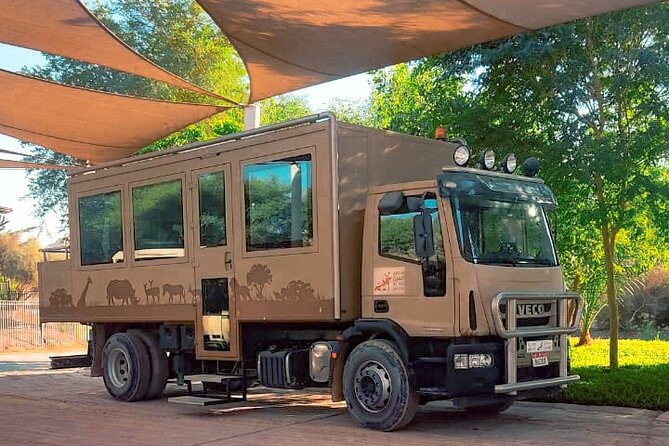 Al Ain Zoo safari tickets with guided safari truck experience and close wildlife encounters