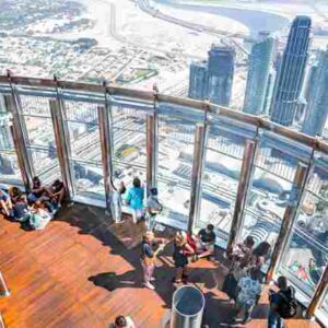 the burj khalifa level 124 + the cafe – prime hours