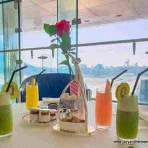 inside burj al arab tour with soft beverage