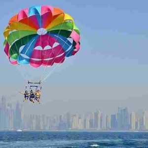 dubai parasailing triple 15 minutes