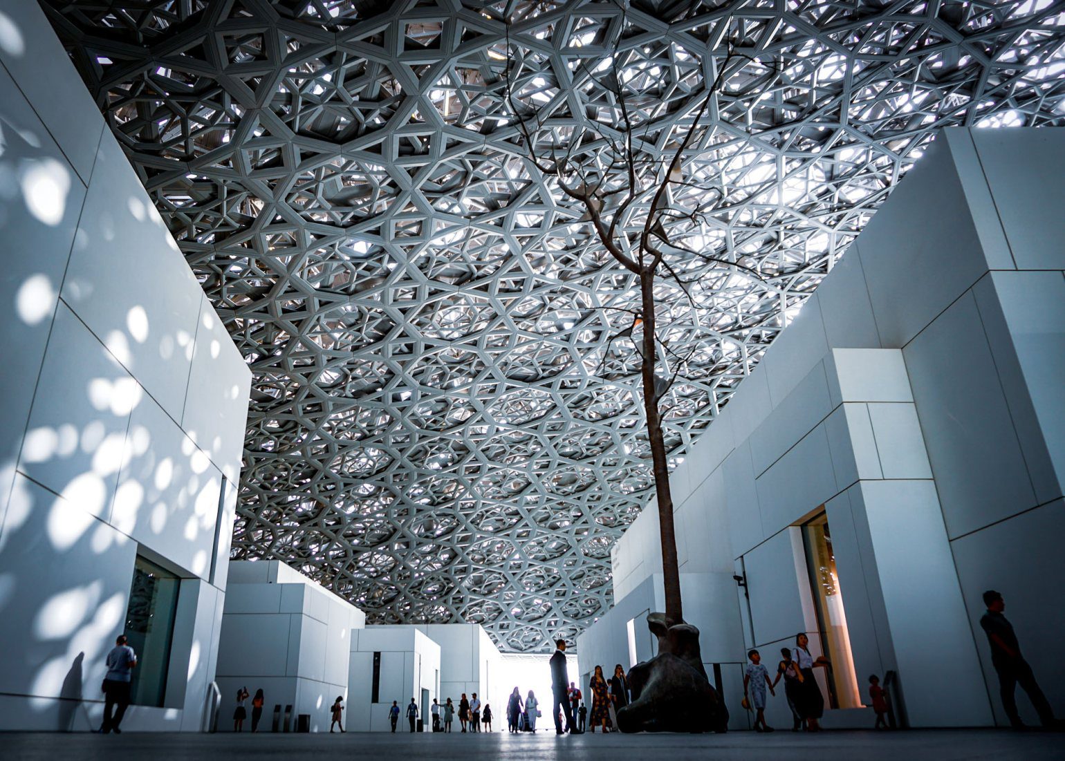 Louvre Abu Dhabi interior art galleries
