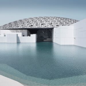 Louvre Abu Dhabi museum exterior dome architecture