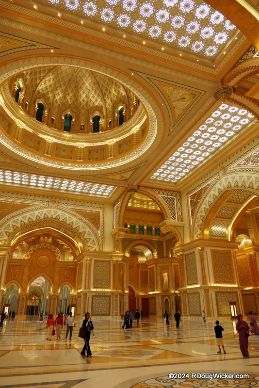 Interior of Qasr Al Watan Presidential Palace