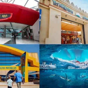 Yas Island theme park tickets featuring Ferrari World Abu Dhabi, Warner Bros World Abu Dhabi, Yas Waterworld and SeaWorld Abu Dhabi