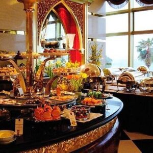Inside Burj Al Arab lunch tour with gourmet lunch at Al Iwan restaurant, Dubai