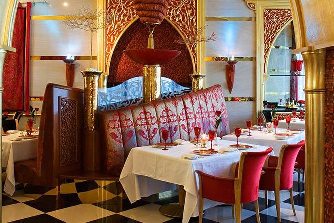 Burj Al Arab dinner tour with gourmet dinner at Al Iwan restaurant, Dubai