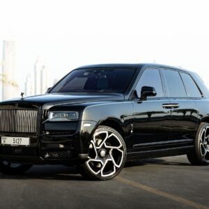 Super luxury car rental Dubai featuring Rolls-Royce Phantom, Cullinan and BMW 7 Series luxury vehicles