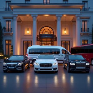 Private luxury vehicle for Dubai to Riyadh Airport transfer service